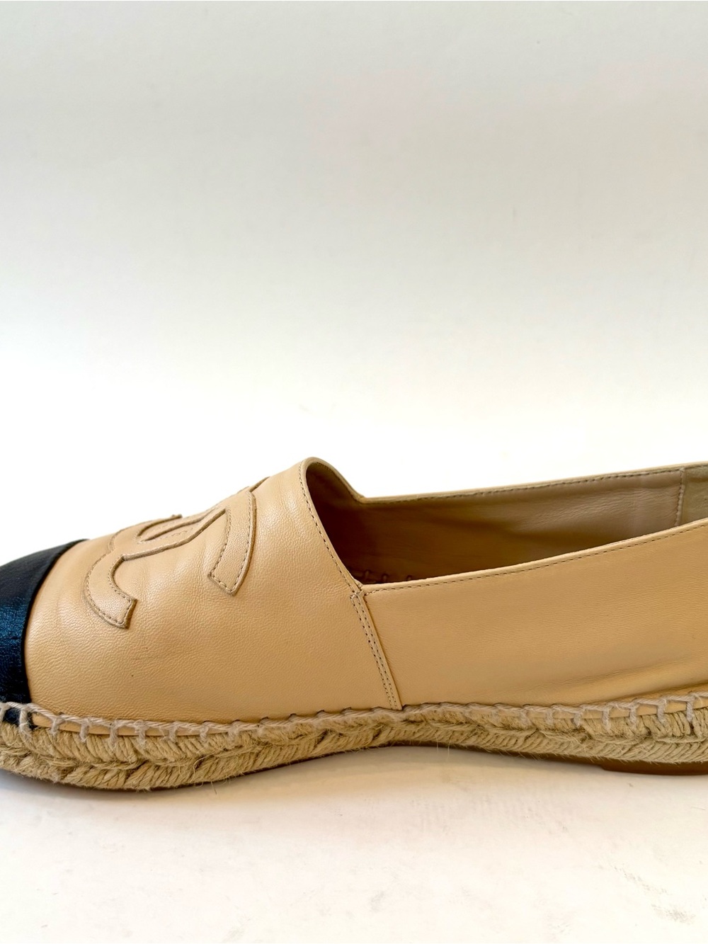 CHANEL Leather Espadrilles, Size 39 - Picture 12 of 12